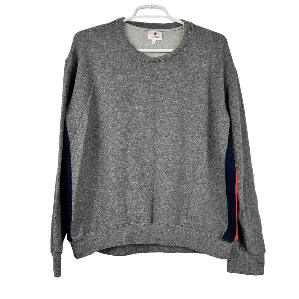 Sundry Side Stripe Sweatshirt Crewneck Size 1 or Small